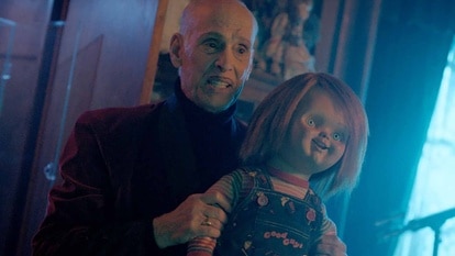 Wendell Wilkins holds Chucky on Chucky Episode 308.